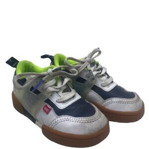 REEBOK Kids Boy Blue/White/Lime Sneakers Shoes Lace-Up  Sz 8 Concept Sample 002